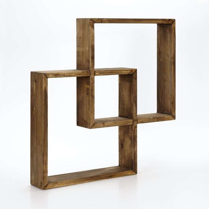 Hanah Home Estantería Decorativa de Madera Maciza Raf342